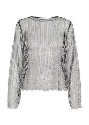 Sibba blouse Black/Silver Gestuz 